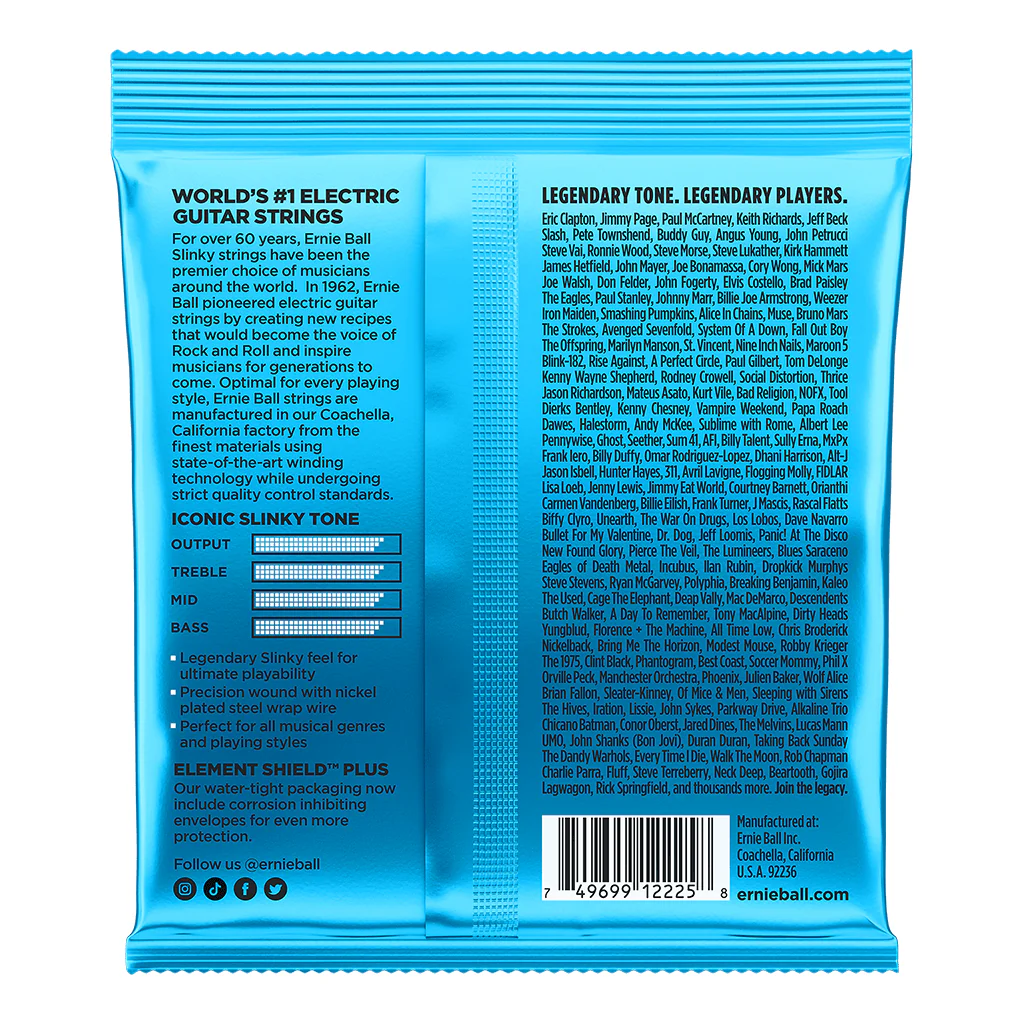 Ernie Ball Extra Slinky Nickel Wound Electric Guitar String, 8-38 Gauge - Image 2