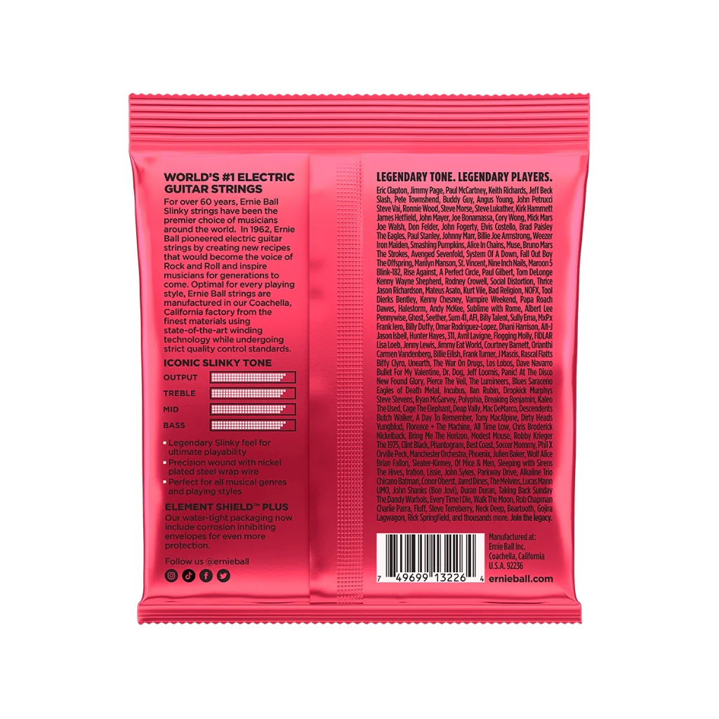 Ernie Ball Burly Slinky Nickel Wound 11-52 Electric Guitar Strings - 3 Pack - Image 2