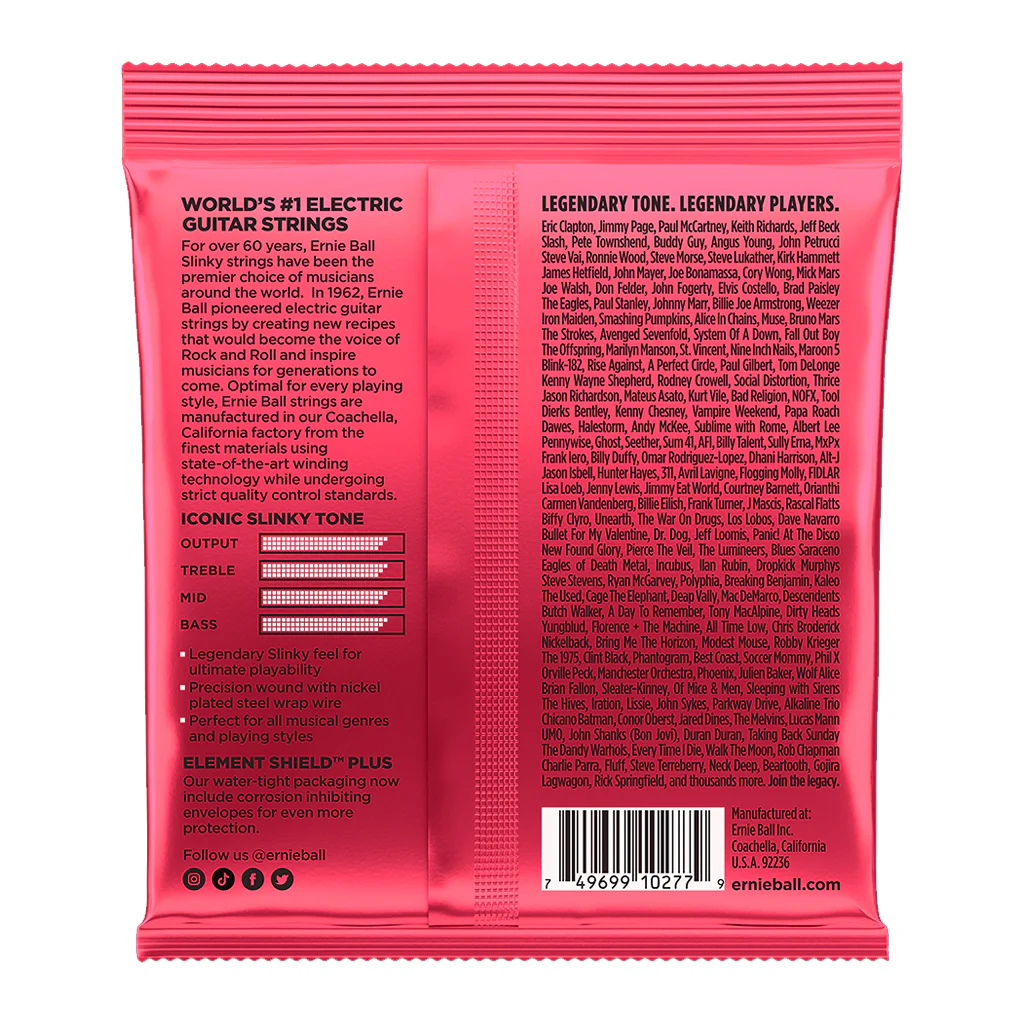 Ernie Ball Burly Slinky Nickelwound Electric Guitar Strings, 11-52 Gauge - Image 2