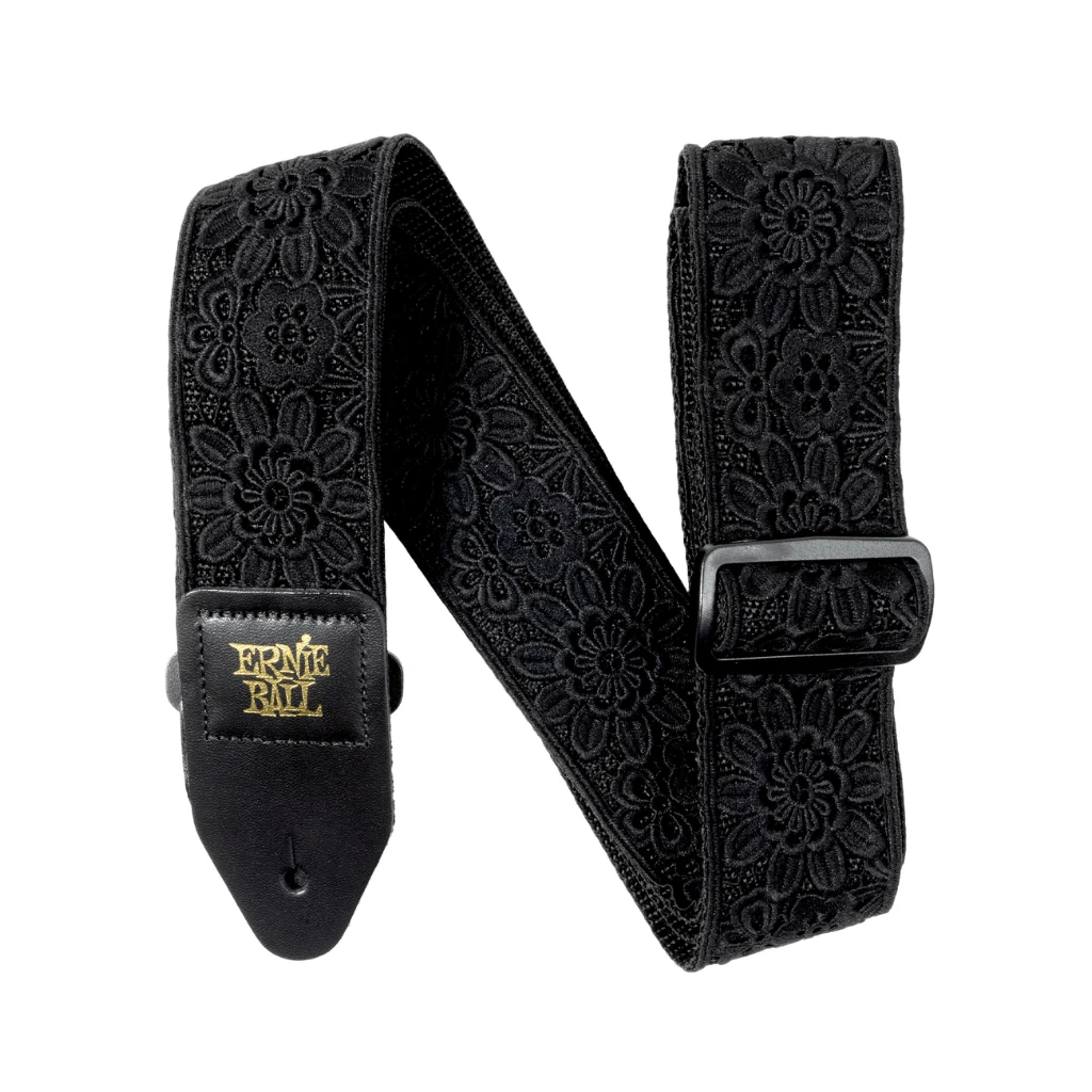 Ernie Ball Classic Jacquard Guitar Strap/Bass Strap - Daisy After Dark
