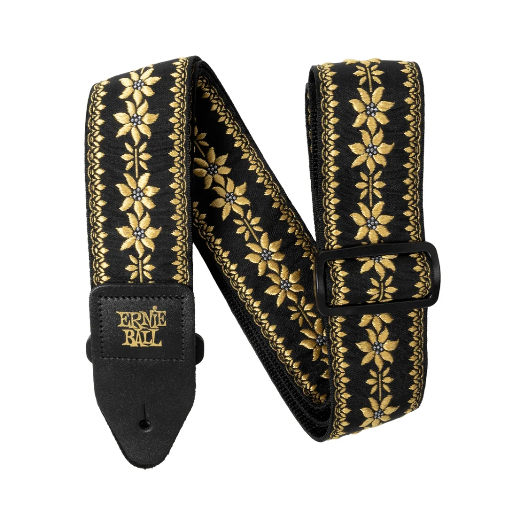 Ernie Ball Classic Jacquard Guitar Strap/Bass Strap - Flower Crown