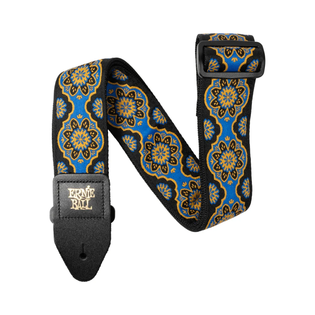 Ernie Ball Classic Jacquard Guitar Strap/Bass Strap - Kaleidoscope Blue