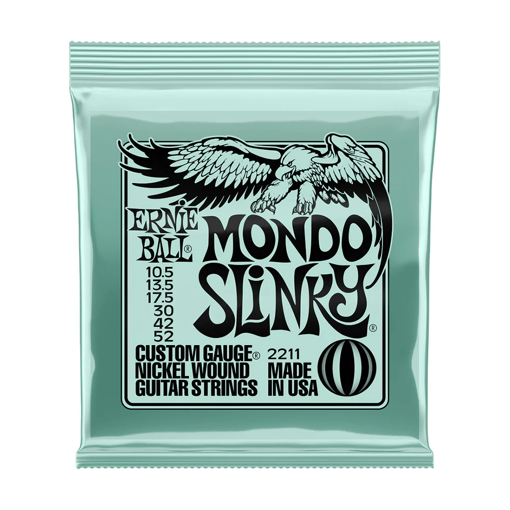 Ernie Ball Mondo Slinky Nickel Wound Electric Guitar Strings, 10.5-52 Gauge