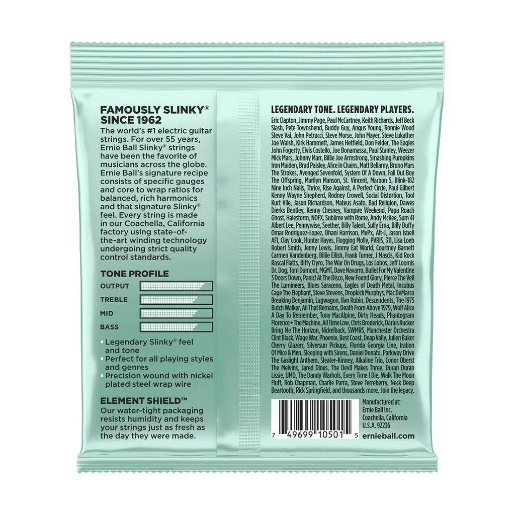 Ernie Ball Mondo Slinky Nickel Wound Electric Guitar Strings, 10.5-52 Gauge - Image 2