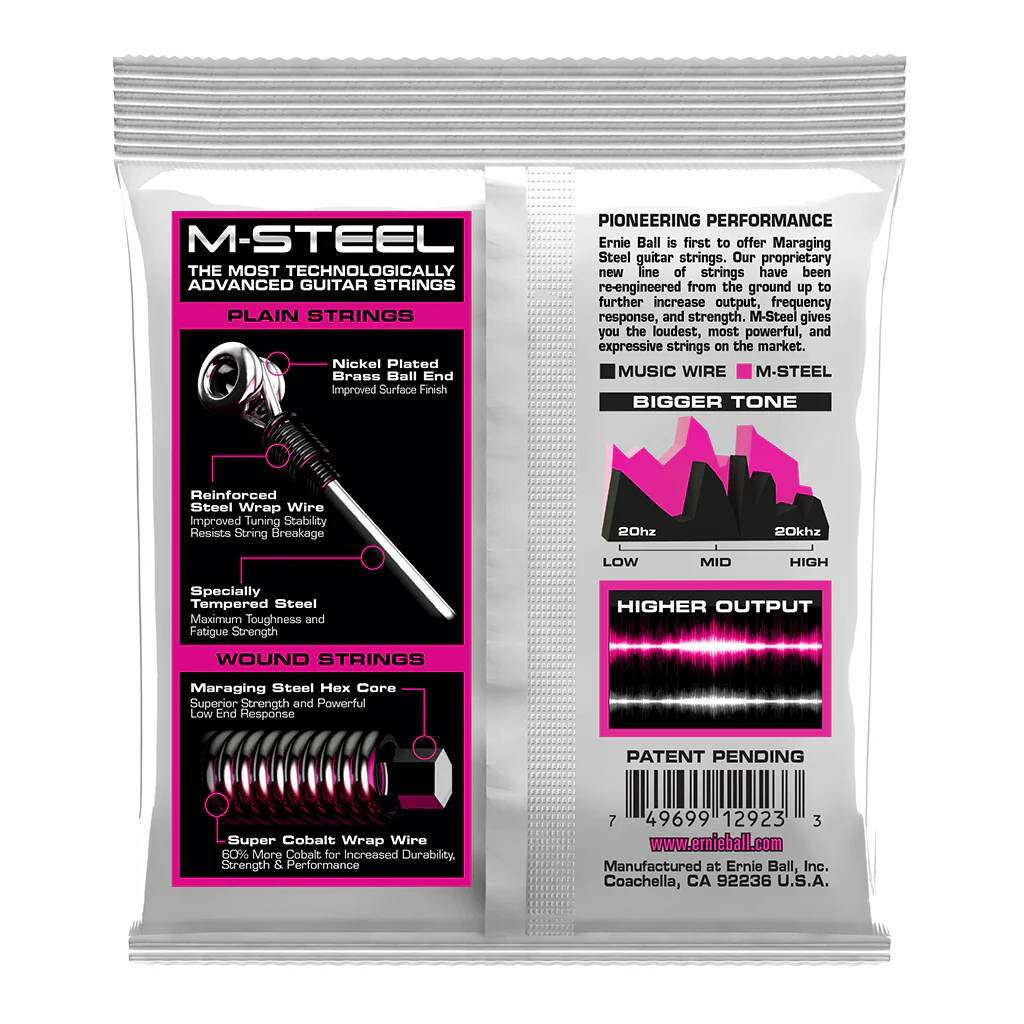 Ernie Ball Super Slinky M-Steel Electric Guitar Strings - 9-42 Gauge - Image 2
