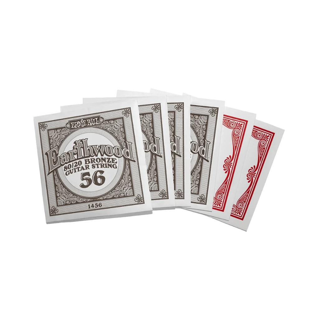 Ernie Ball Earthwood Custom Medium 8020 Bronze 12.5-56 Acoustic Guitar Strings - 3 Pack - Image 3