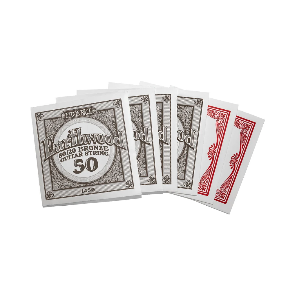 Ernie Ball Earthwood Extra Light 8020 Bronze 10-50 Acoustic Guitar Strings - 3 Pack - Image 3