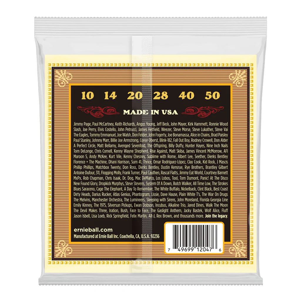 Ernie Ball Earthwood Silk and Steel Extra Soft 80/20 Bronze Acoustic Guitar String, 10-50 Gauge - Image 2