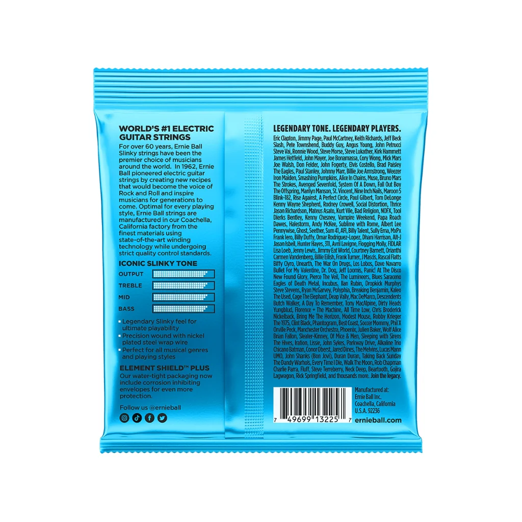 Ernie Ball Extra Slinky Nickel Wound 8-38 Electric Guitar Strings - 3 Pack - Image 2
