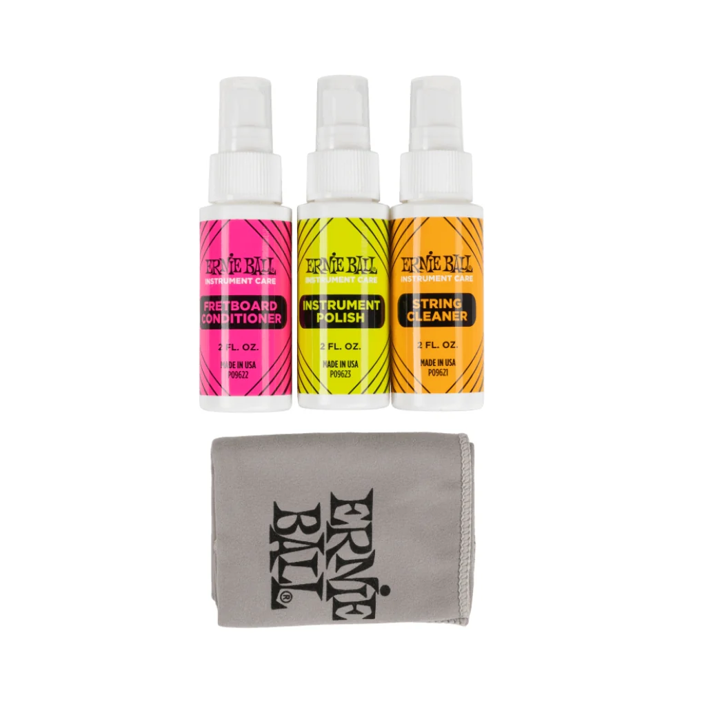Ernie Ball Instrument Care 3-pack w/Microfibre Polish Cloth - Image 3
