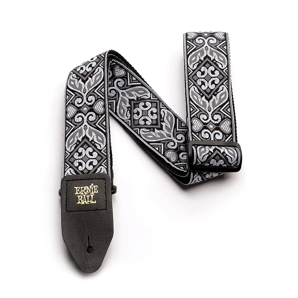 Ernie Ball Jacquard Guitar Strap - Tribal Silver - Image 2