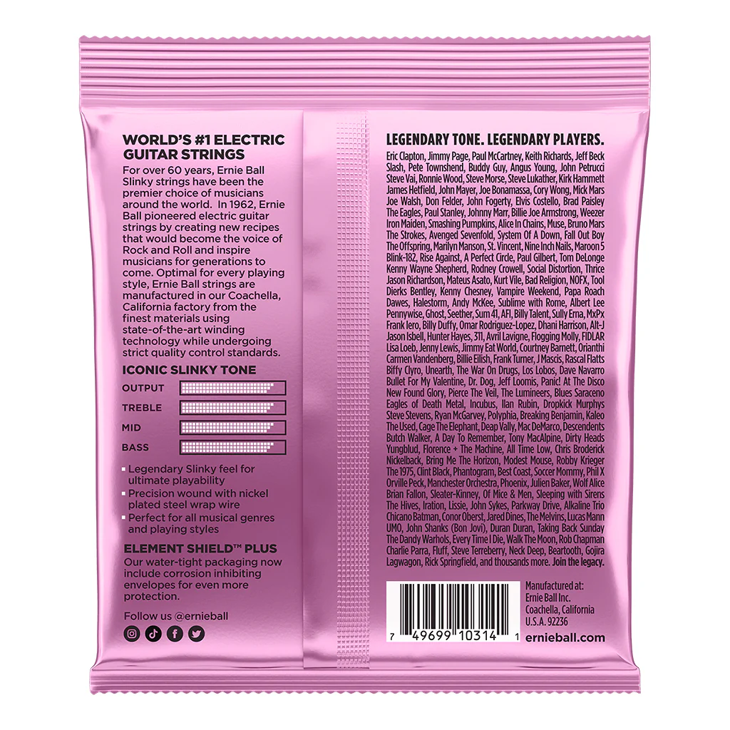 Ernie Ball Mega Slinky Nickel Wound Electric Guitar Strings, 10.5-48 Gauge - Image 2