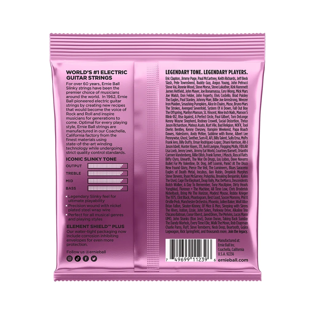 Ernie Ball Mega Slinky Nickel Wound 10.5-48 Electric Guitar Strings - 3 Pack - Image 2