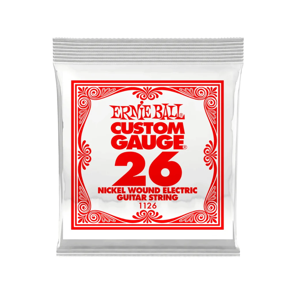 Ernie Ball Nickel Wound Single Electric Guitar String - .026