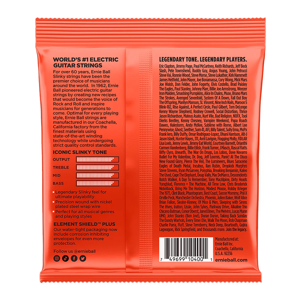 Ernie Ball Skinny Top Heavy Bottom Slinky 7-String Nickel Wound Electric Guitar Stings 10-62 Gauge - Image 2
