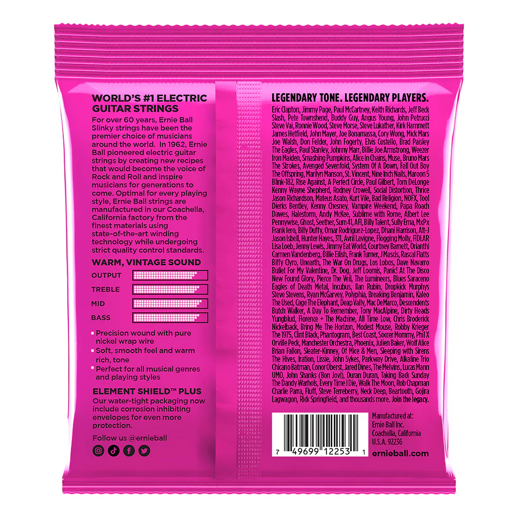 Ernie Ball Super Slinky Classic Rock n Roll Pure Nickel Wrap Electric Guitar Strings - 9-42 Gauge - Image 2