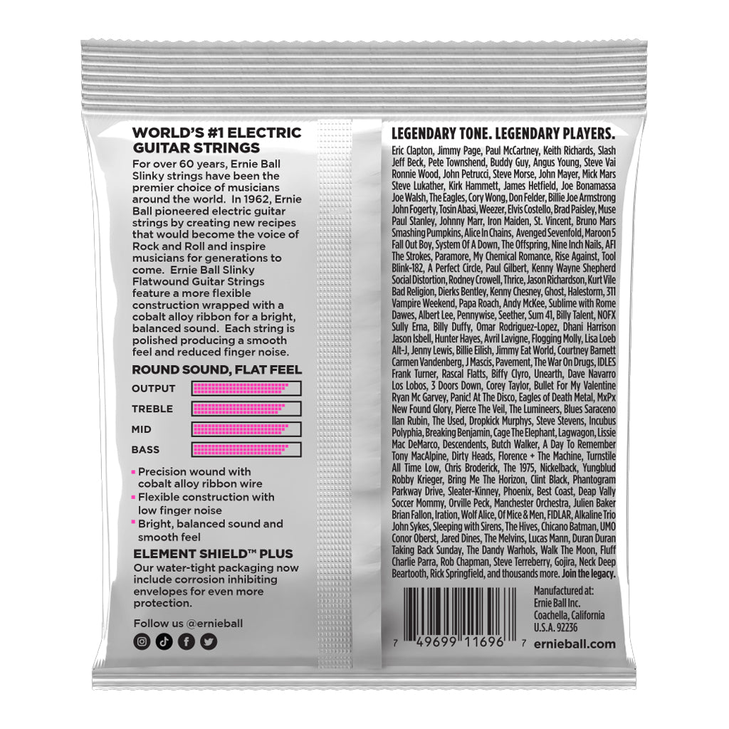 Ernie Ball Super Slinky Flatwound Electric Guitar Strings - 09 - 42 gauge - Image 2