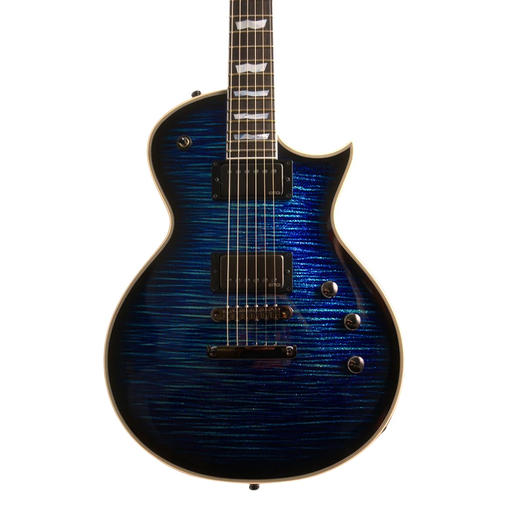 ESP Custom Shop Eclipse Electric Guitar - Blue Glitter Storm