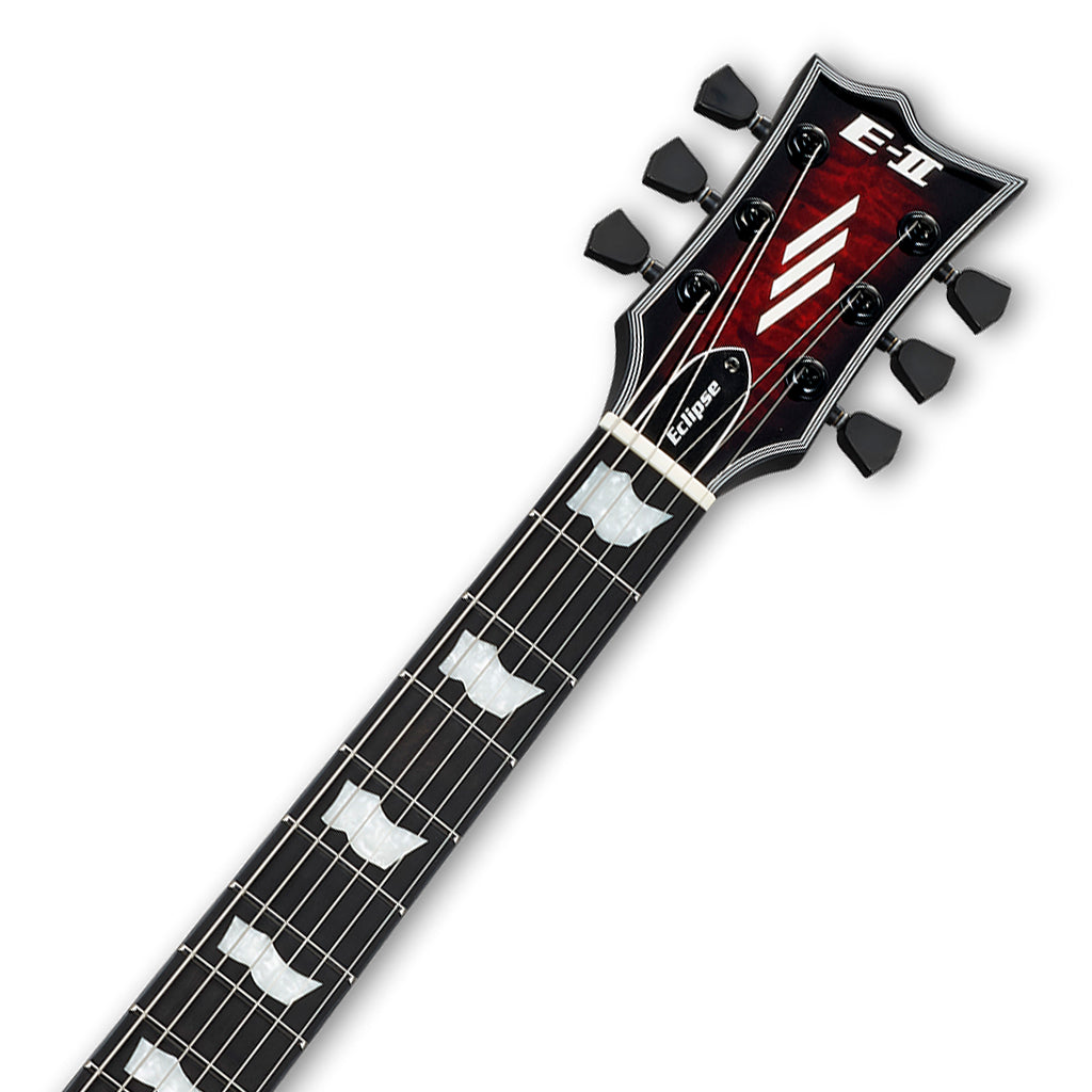 ESP E-II Eclipse 2 Quilted Maple - See Thru Black Cherry Sunburst - Image 4