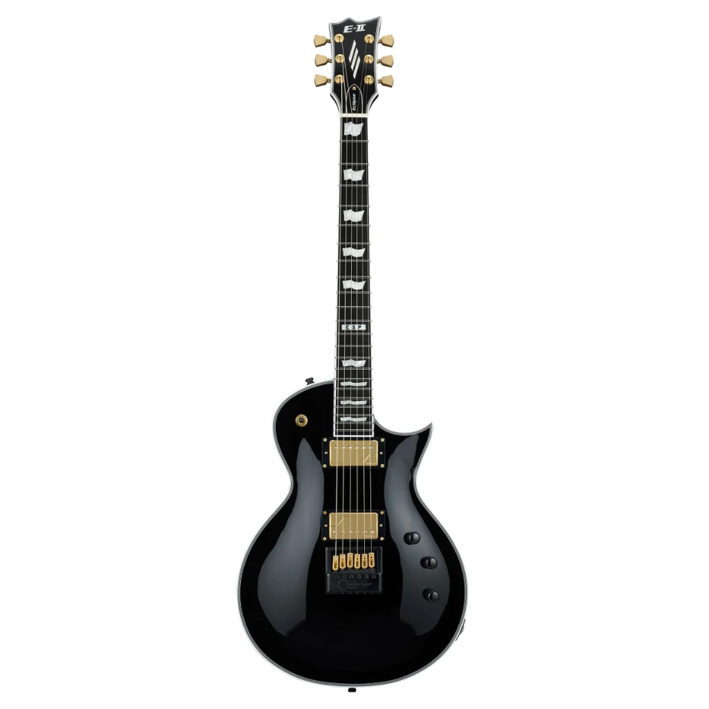 ESP E-II Eclipse FT Full Thickness Evertune Electric Guitar - Black - Image 3