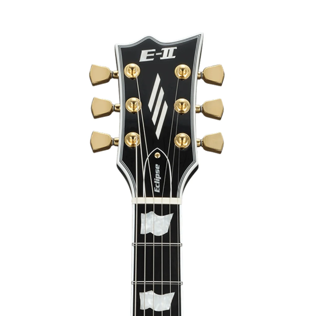 ESP E-II Eclipse FT Full Thickness Evertune Electric Guitar - Black - Image 5
