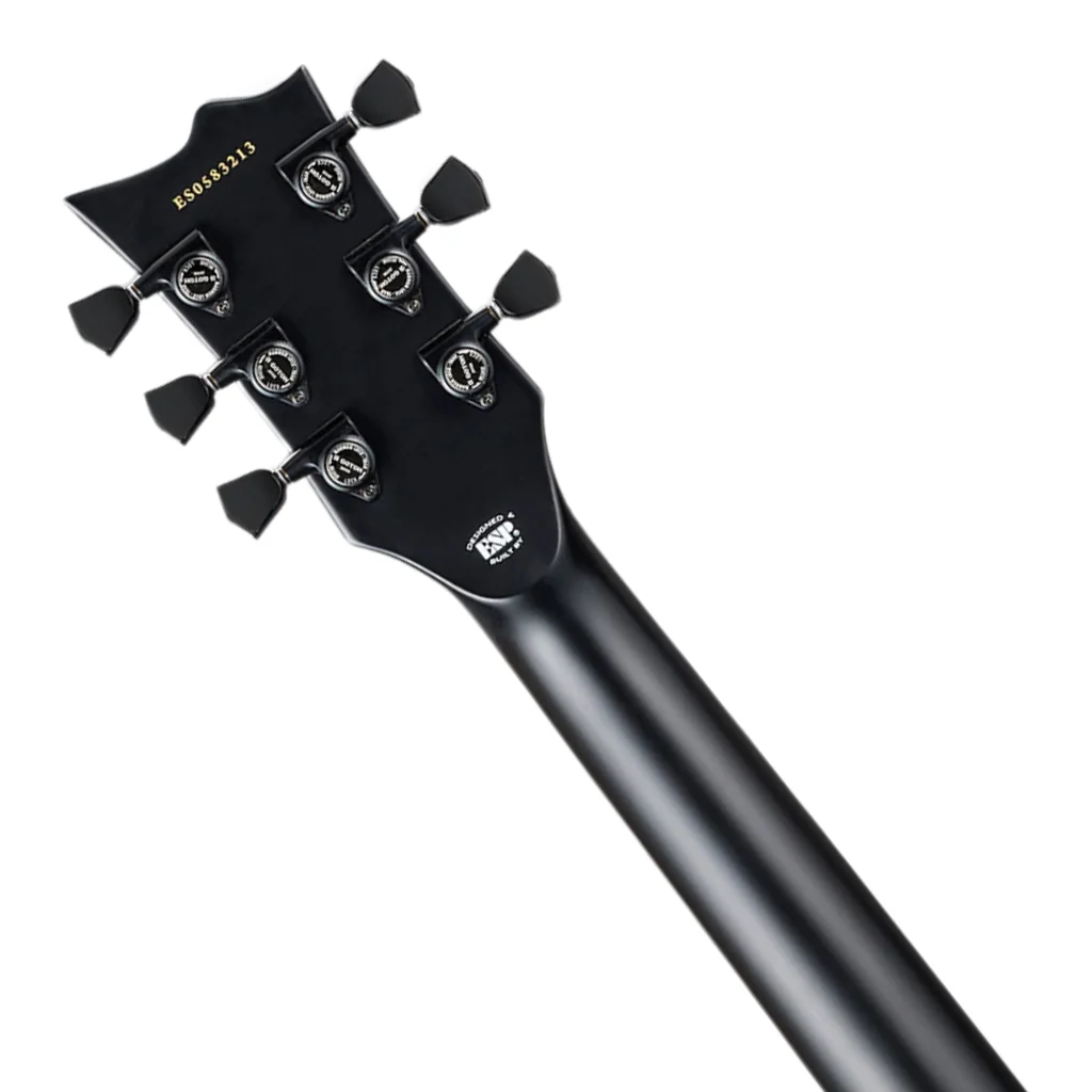 ESP E-II Eclipse QM Tiger Eye Sunburst with Fluence Pickups - Image 5