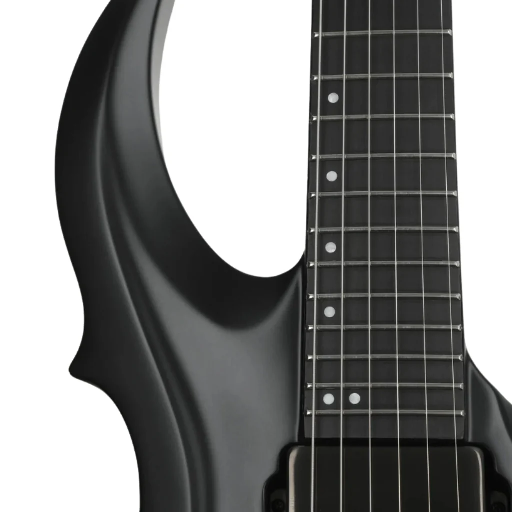 ESP E-II FRX Electric Guitar - Black Satin - Image 6