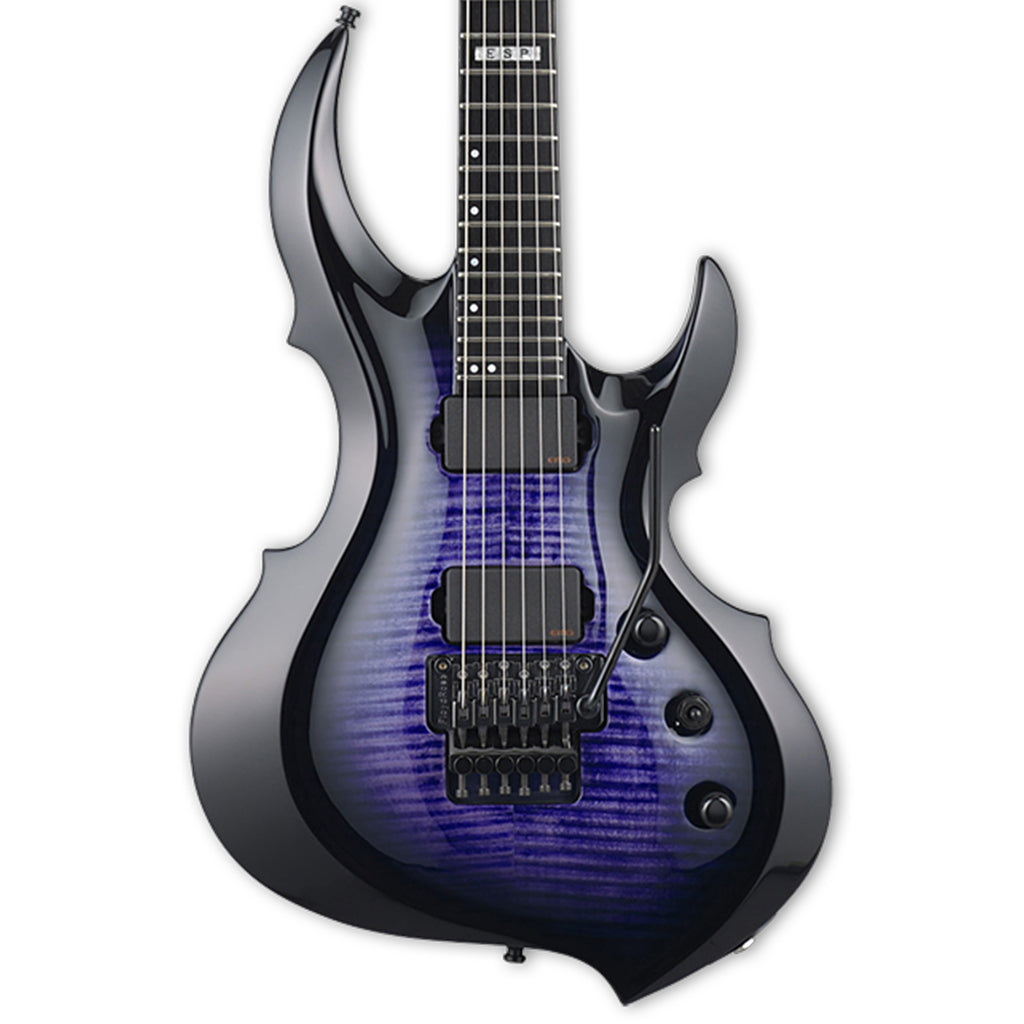 ESP E-II FRX Electric Guitar Flamed Maple Reindeer Blue