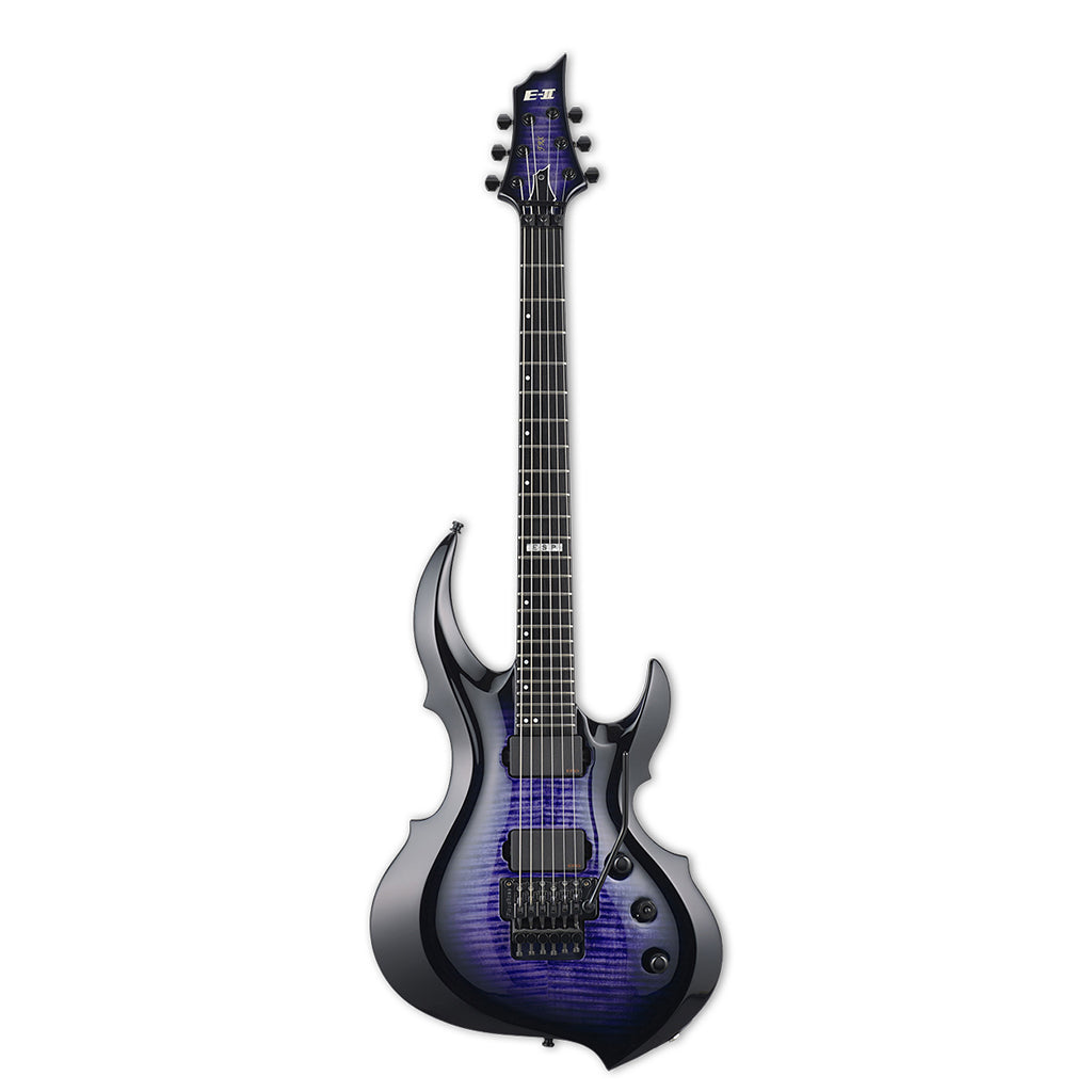 ESP E-II FRX Electric Guitar Flamed Maple Reindeer Blue - Image 3