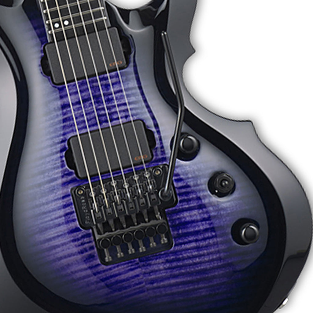 ESP E-II FRX Electric Guitar Flamed Maple Reindeer Blue - Image 7