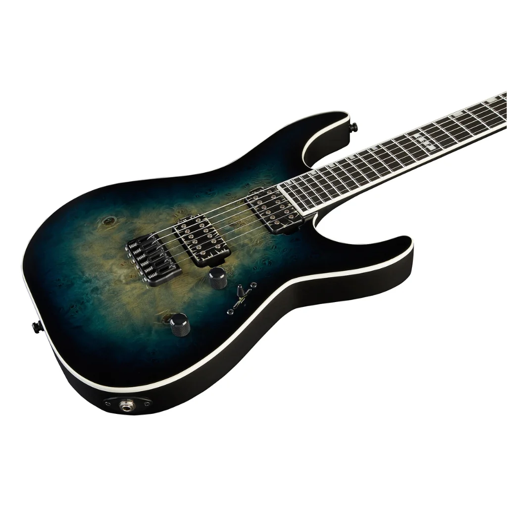ESP E-II M-II HT Electric Guitar - Mercury Blue Burst - Image 7