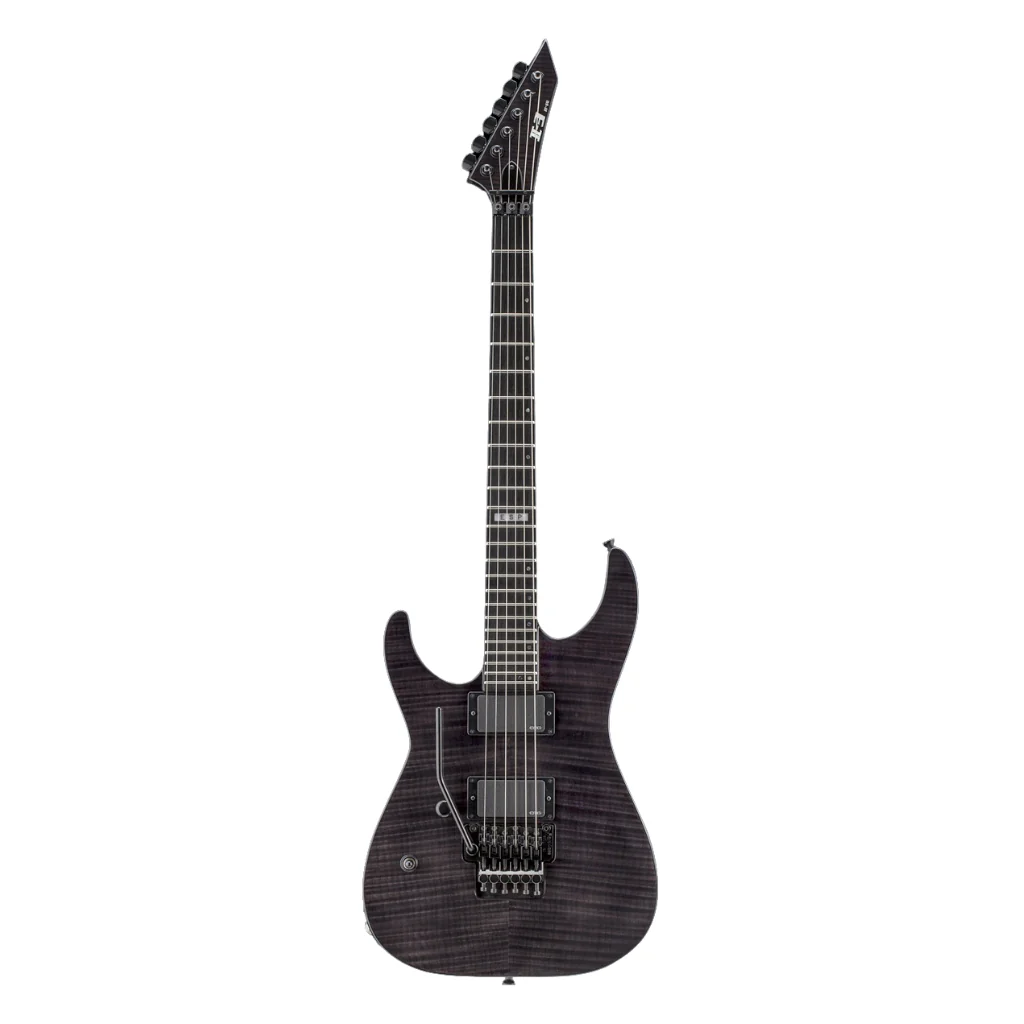 ESP E-II M-II Left Handed Electric Guitar - See Thru Black - Image 2