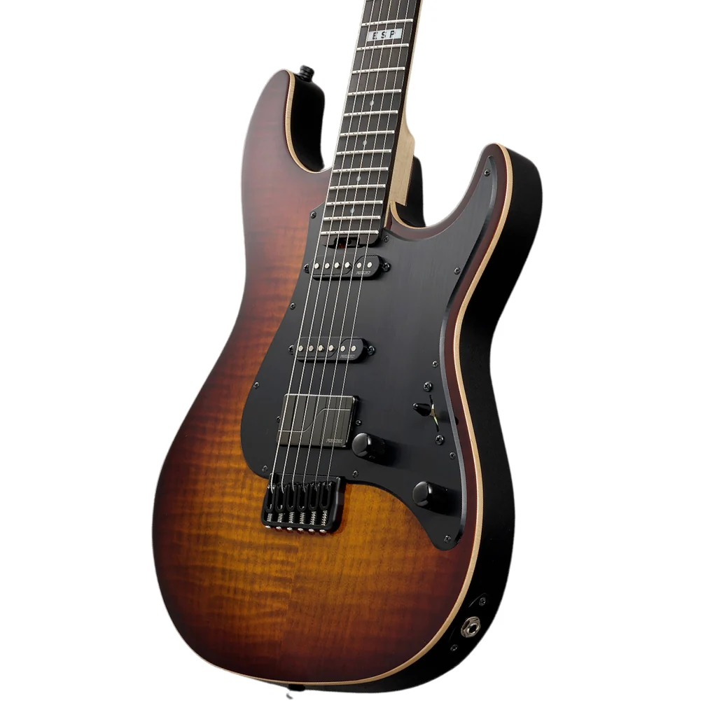 ESP E-II SN-3 HT Electric Guitar - Tiger Eye Sunburst - Image 6
