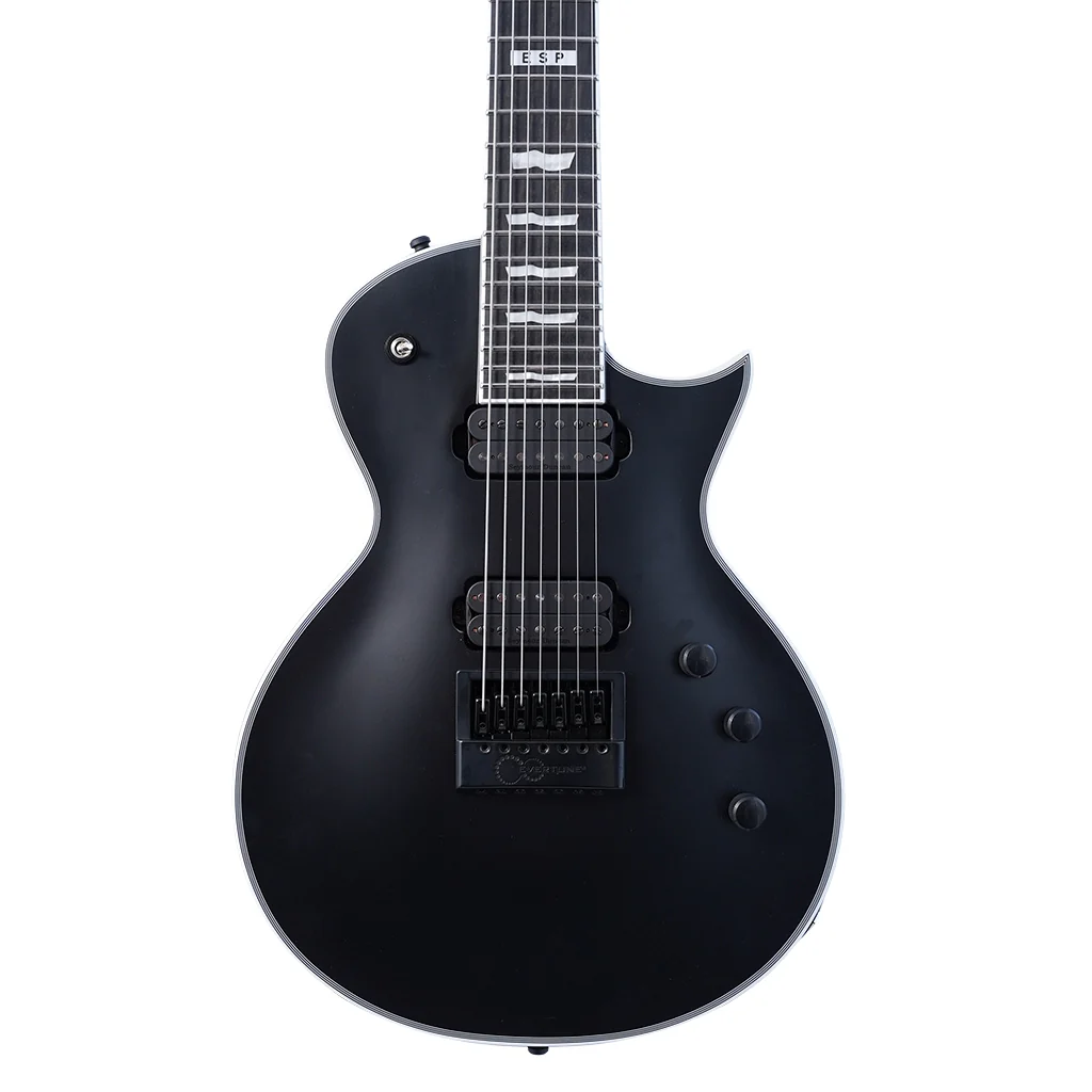 ESP E2 Eclipse 7-String Electric Guitar w/Evertune Bridge - Black