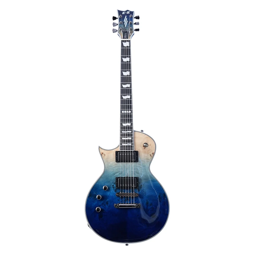 ESP E-II Eclipse Left Handed Electric Guitar - Blue Natural Fade - Image 3