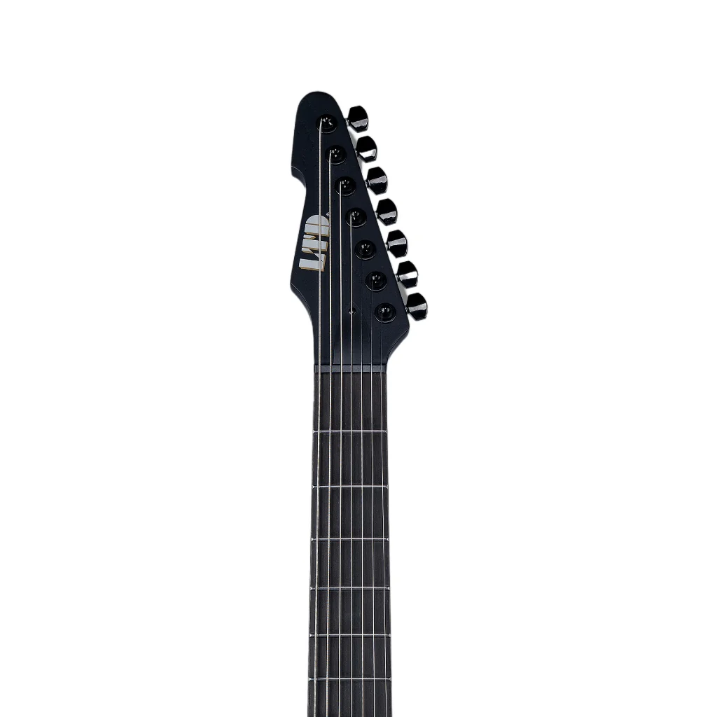 ESP LTD Alex Wade AW-XJ7B Baritone Evertune Open Grain Electric Guitar - Black Satin - Image 5