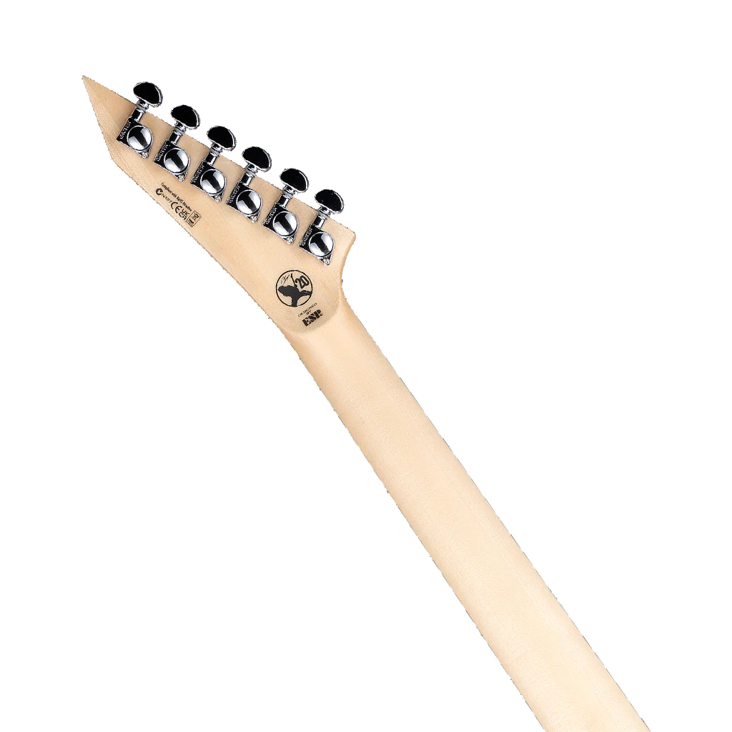 ESP LTD Alexi Laiho Signature Sawtooth SE 20th Anniversary Electric Guitar - Black w/White Pinstripes - Image 6