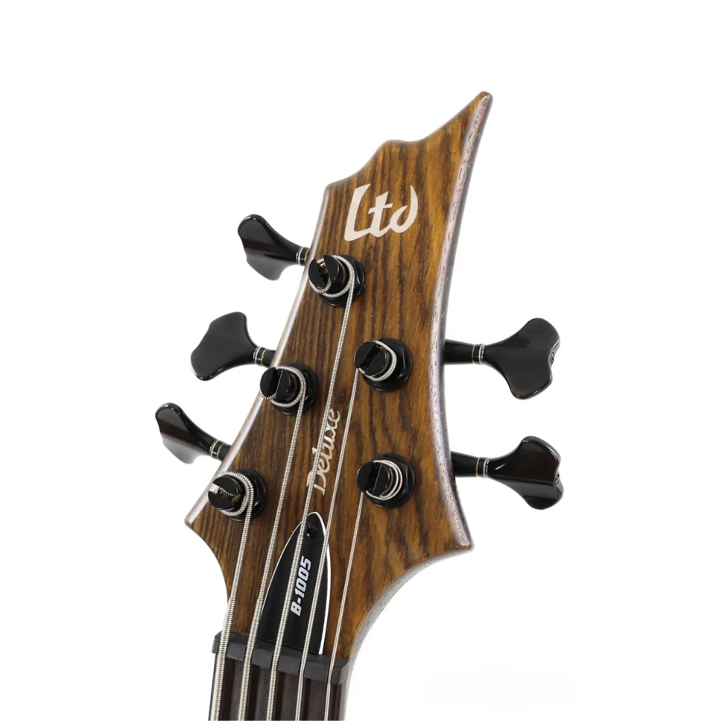 ESP LTD B-1005 Bass Guitar - Natural Satin - Image 4