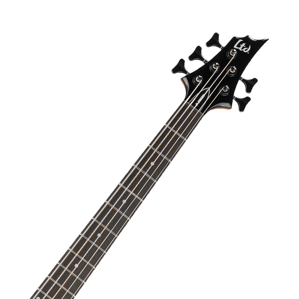 ESP LTD B-205DX 5-String Bass Guitar - Red Burst - Image 5
