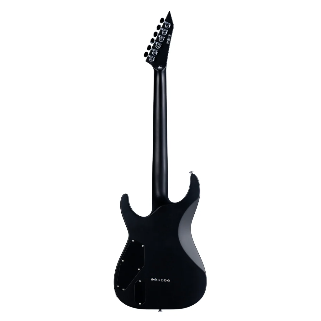 ESP LTD Deluxe MH-1000NT Bold Binding Electric Guitar - Black Satin - Image 4