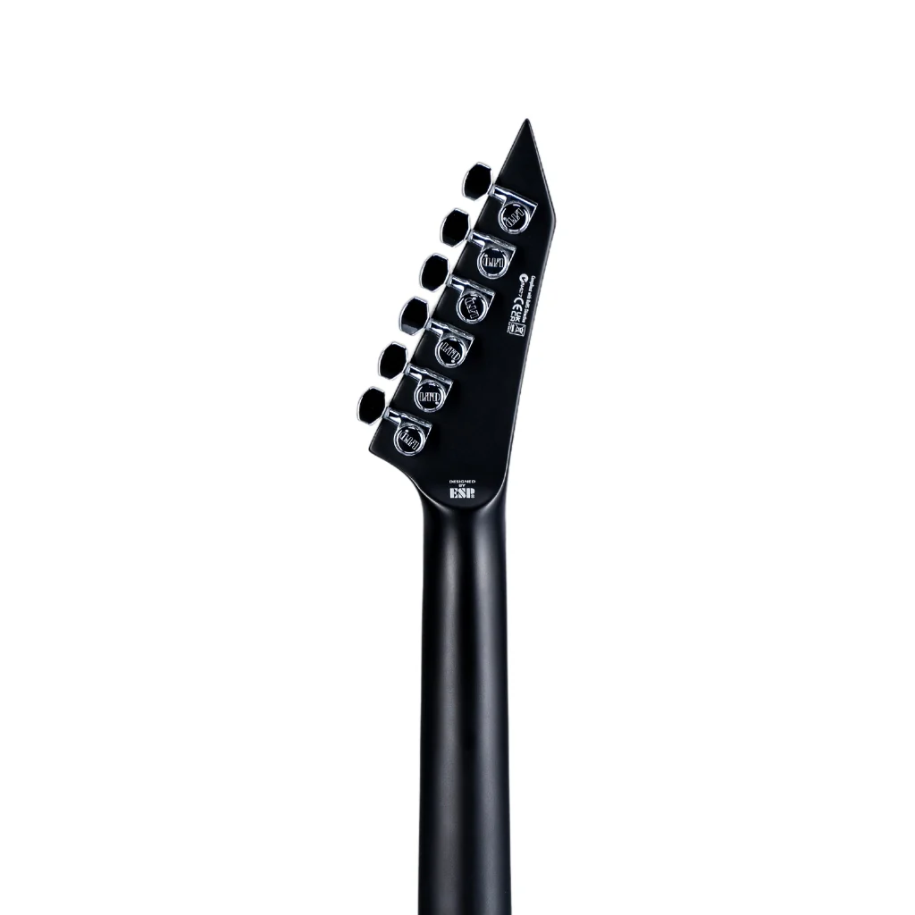 ESP LTD Deluxe MH-1000NT Bold Binding Electric Guitar - Black Satin - Image 6