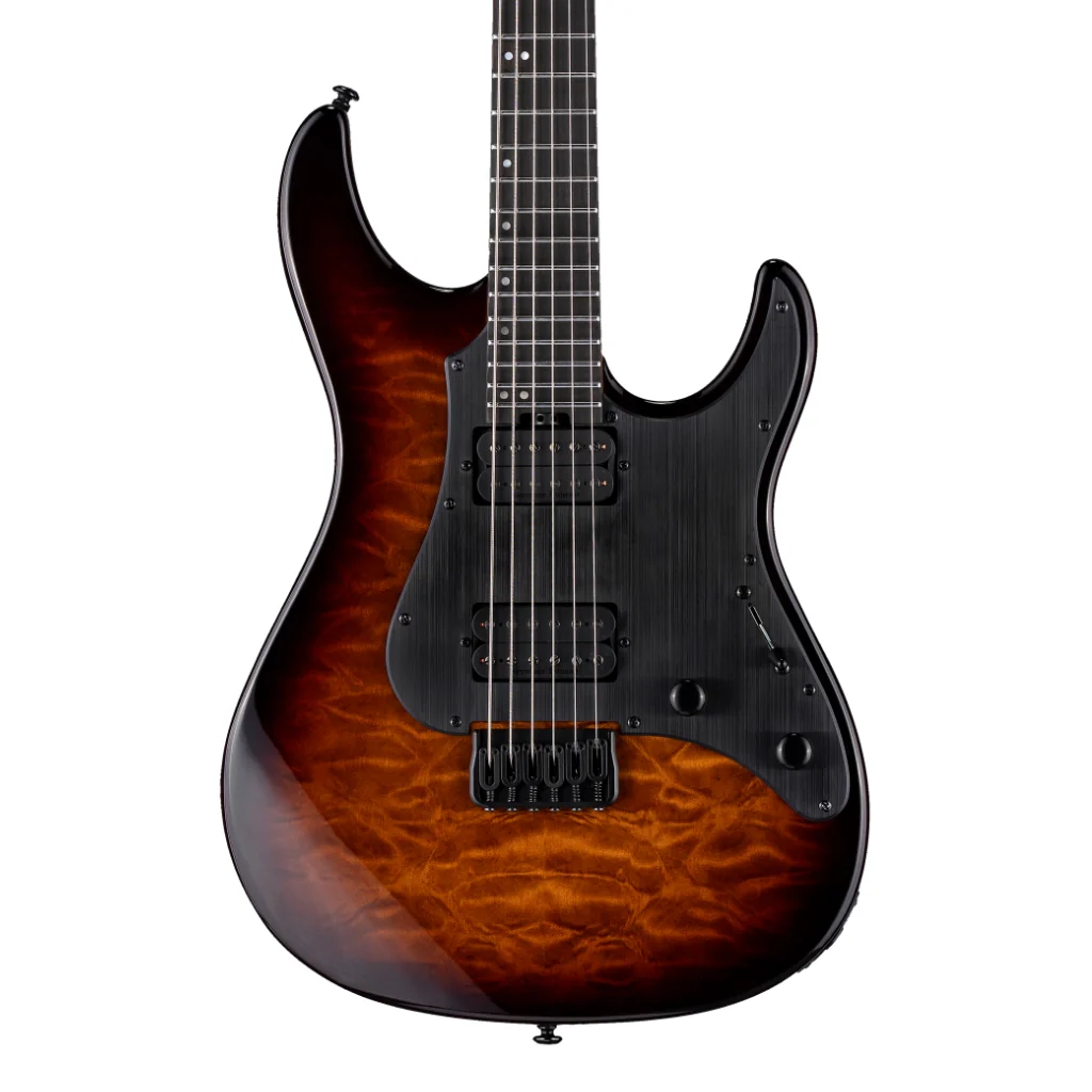 ESP LTD Deluxe SN-1000 HT Electric Guitar - Dark Brown Sunburst