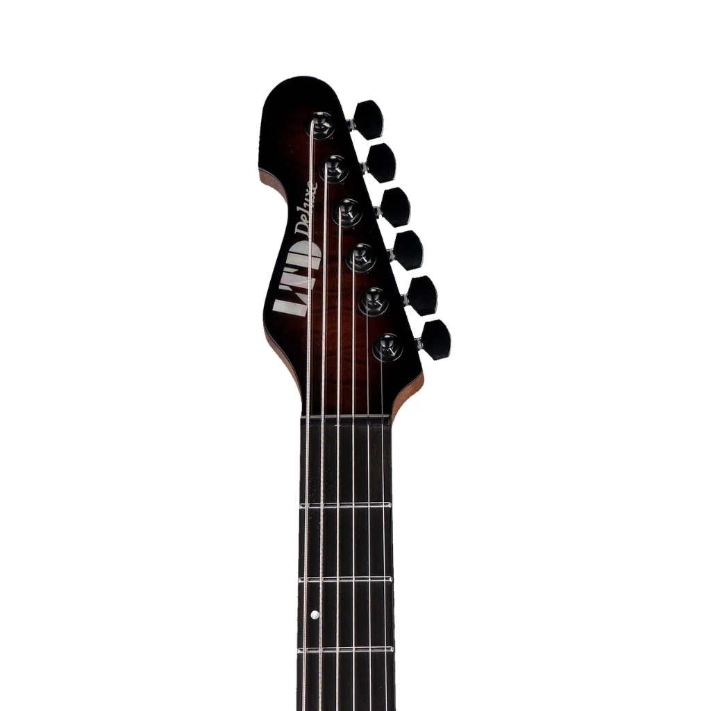 ESP LTD Deluxe SN-1000 HT Electric Guitar - Dark Brown Sunburst - Image 5