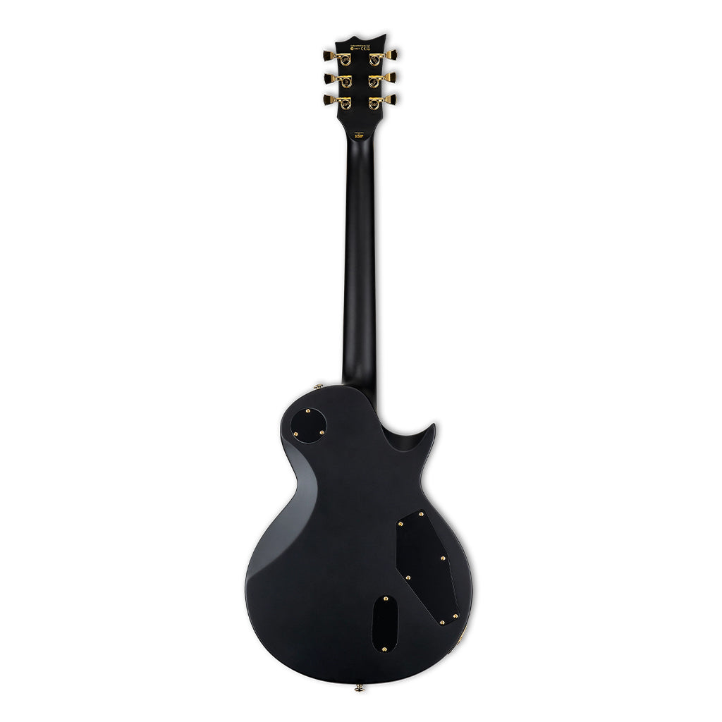 ESP LTD EC-1000 Deluxe Left Handed Electric Guitar - Vintage Black - Image 3