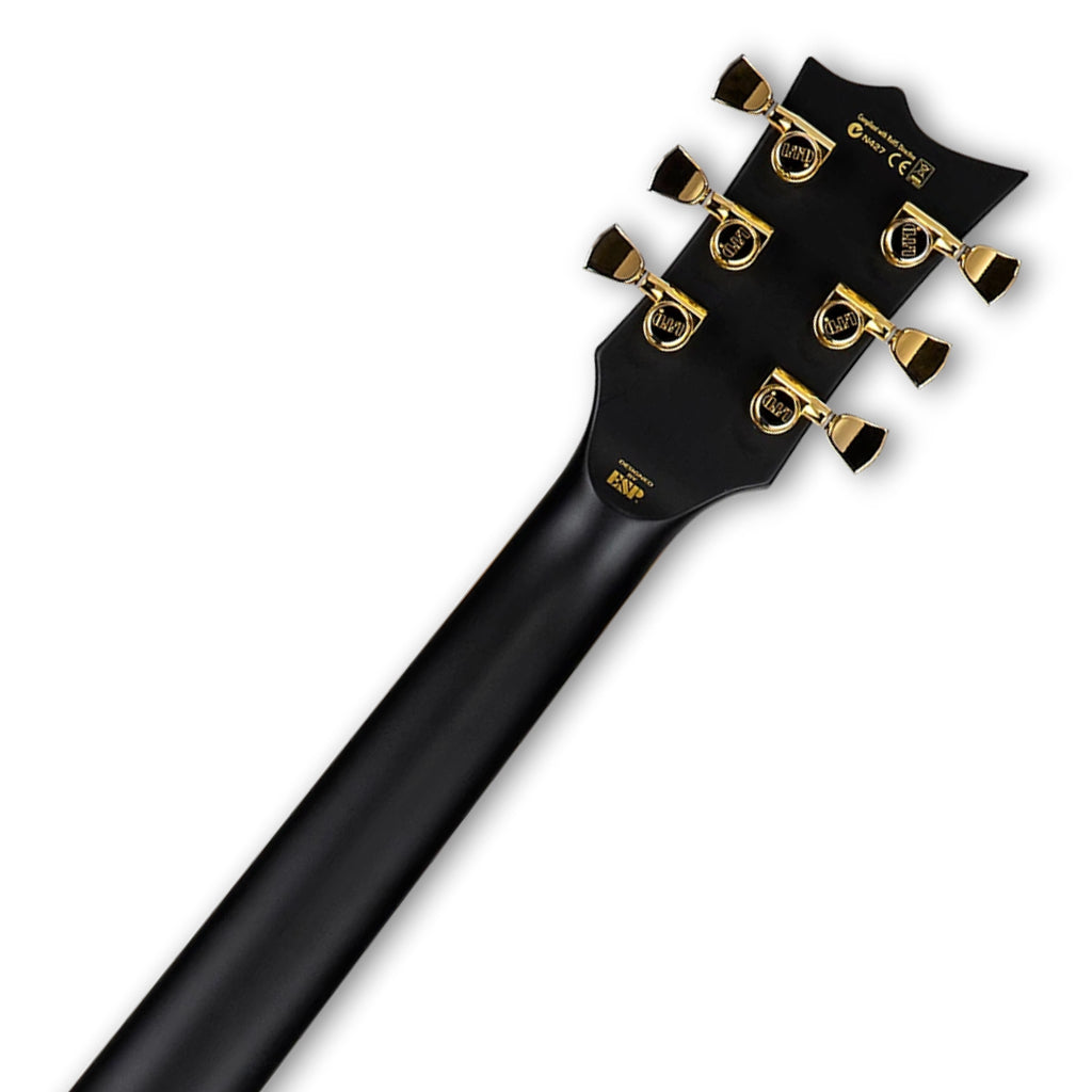 ESP LTD EC-1000 Deluxe Left Handed Electric Guitar - Vintage Black - Image 5