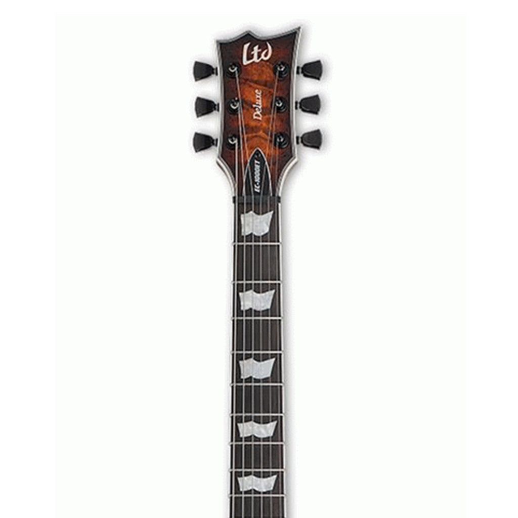 ESP LTD EC-1000 Evertune Quilted Maple - Dark Brown Sunburst - Image 3