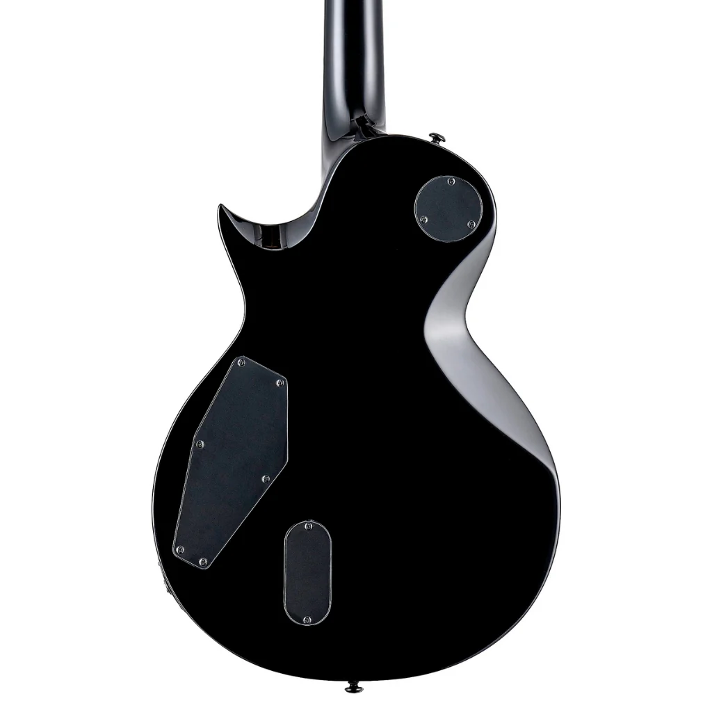 ESP LTD EC-1000T Quilted Maple Electric Guitar - Charcoal Burst - Image 2