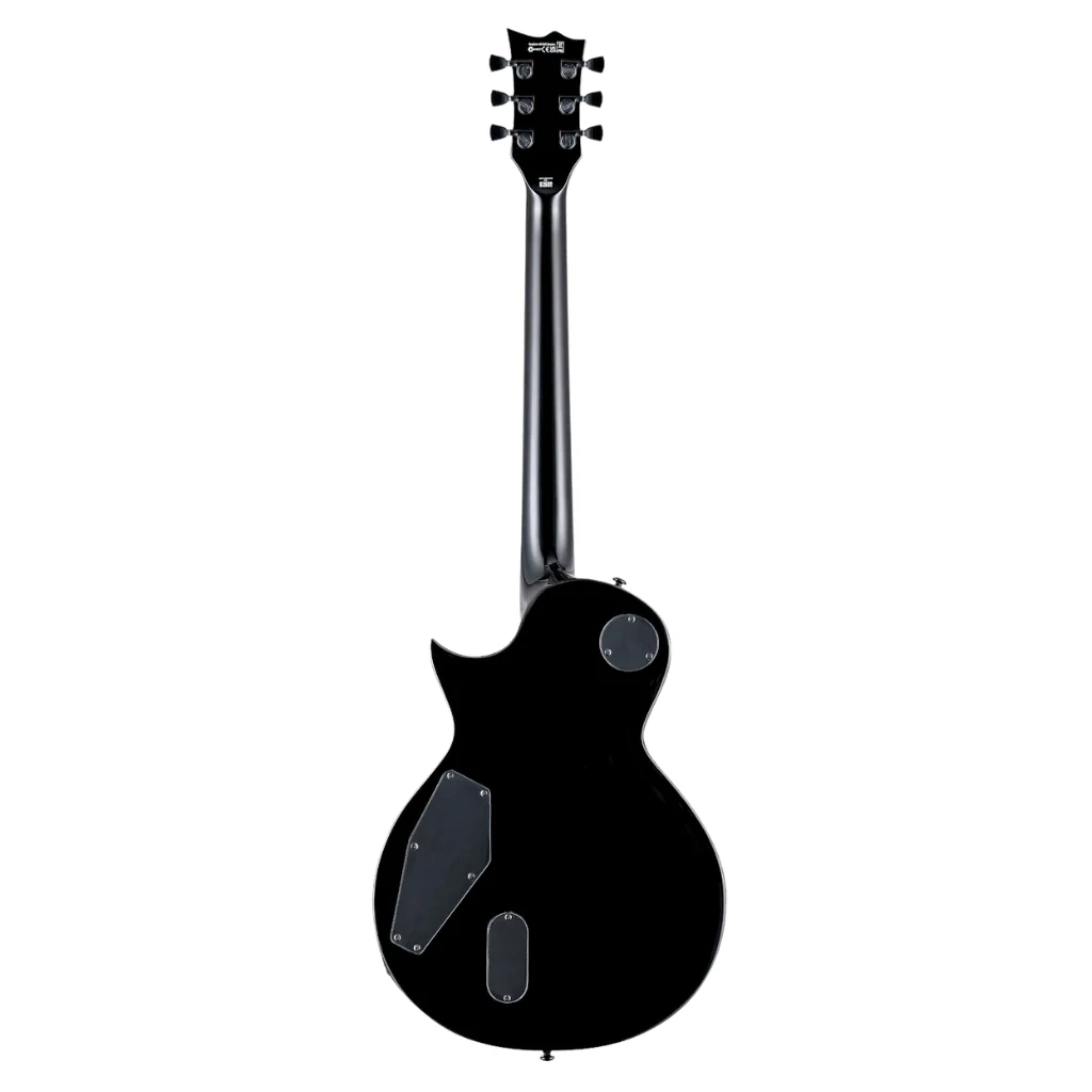 ESP LTD EC-1000T Quilted Maple Electric Guitar - Charcoal Burst - Image 4