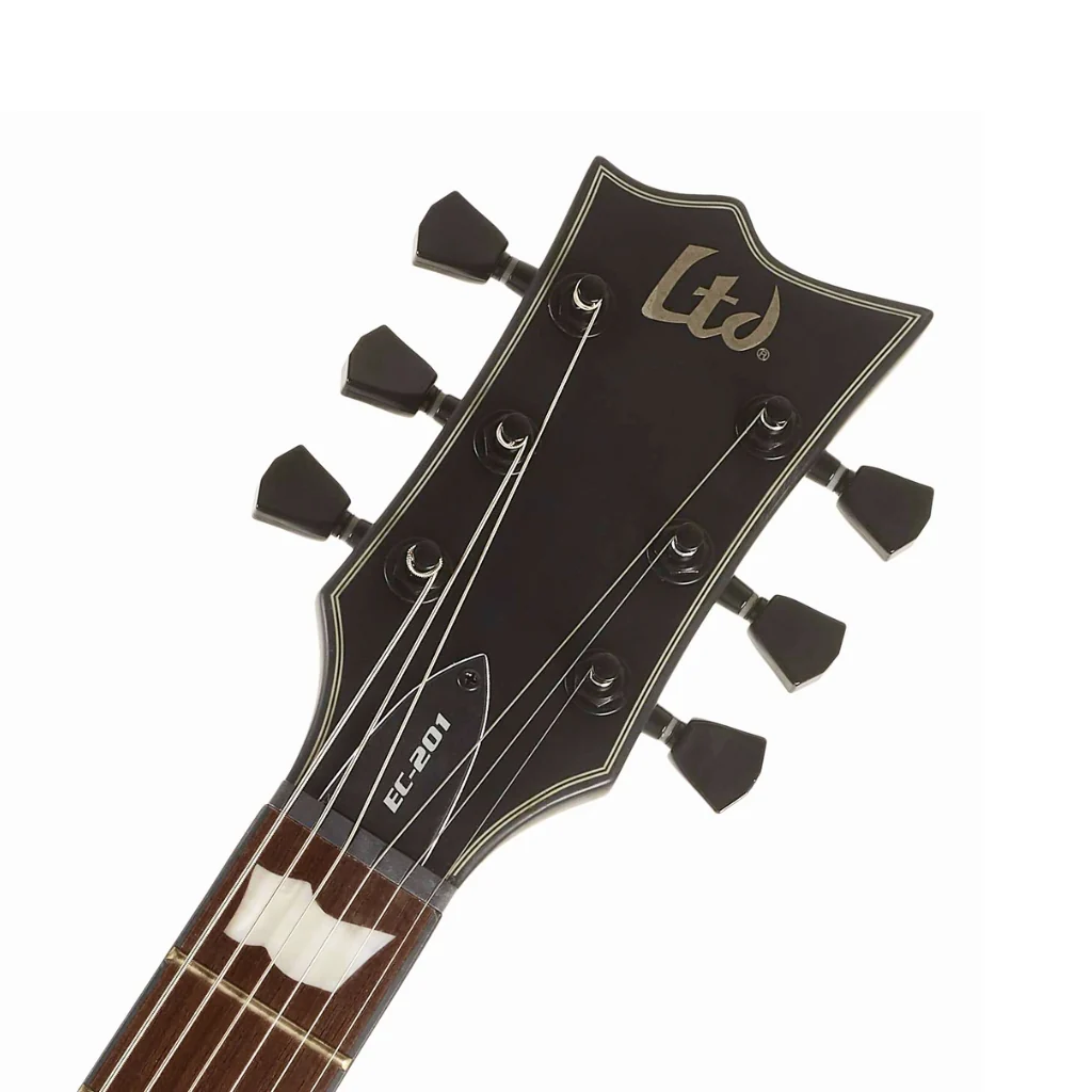 ESP LTD EC-201 Electric Guitar - Black Satin - Image 4