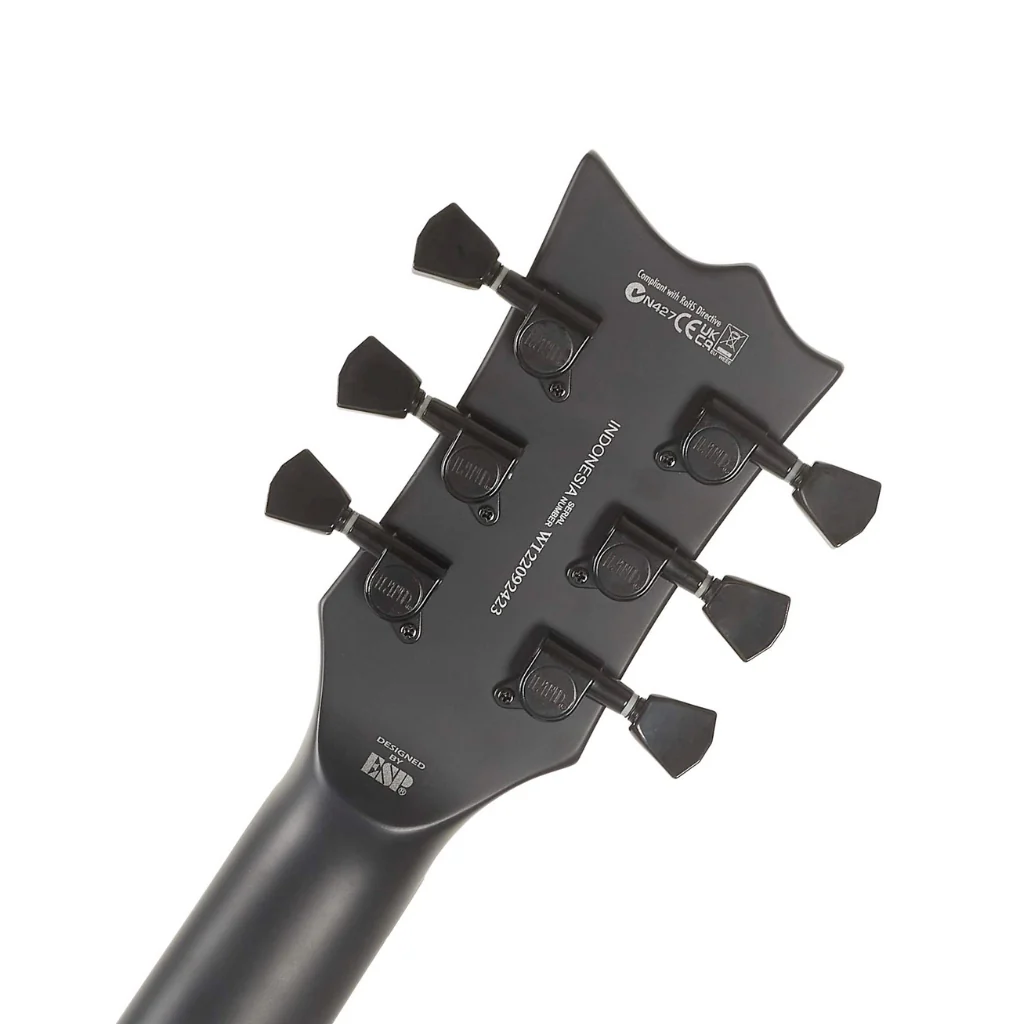 ESP LTD EC-201 Electric Guitar - Black Satin - Image 5